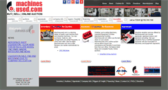 Desktop Screenshot of machinesused.com