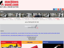 Tablet Screenshot of machinesused.com